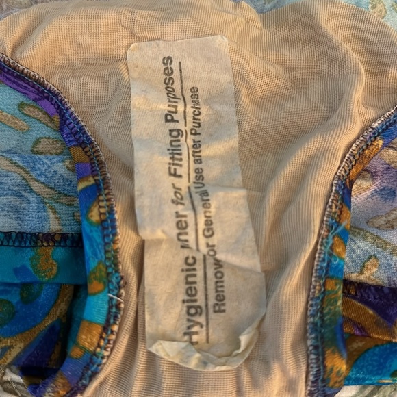 Vintage Gabar ll Swimsuit Swim Dress One Piece Made in USA Size 20 NWT - Picture 12 of 16